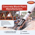 Concrete Block Plant Manufacturers in Hyderabad|7675989961|Buildmate